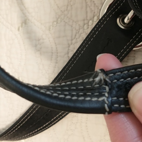 Coach Soho F13732 Pleated Leather Tote Bag - Picture 11 of 16